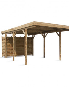 Garage en bois 13,2 m2 Eden 2848 HABRITA