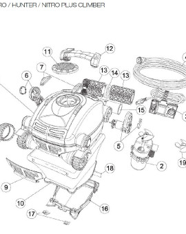 Rabat de vidange rapide pour NITRO / HUNTER / NITRO PLUS CLIMBER, sur image Num 9