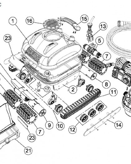 Alimentation électrique pour PROTRAC QC, sur image Num 3