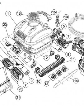 Roues motrices ensemble de 6 pour PROTRAC QC, sur image Num 12