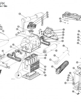 Clip support 500Bx pour TIGER SHARK, sur image Num 49