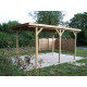 Carport Autoclavé 3x5m surface extérieure 15.10 m2