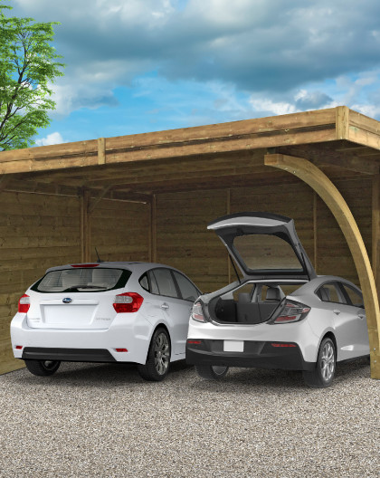 CARPORT COMBINATION 5064X6064 Traité autoclave