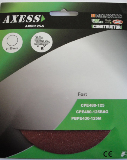 Disque Abrasif 125Mm - Set De 5